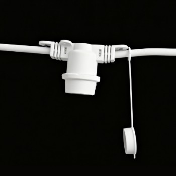 GBC 22.0250.70 SIRIA - E27 Outdoor String Light 10m IP65 White White Flood lights